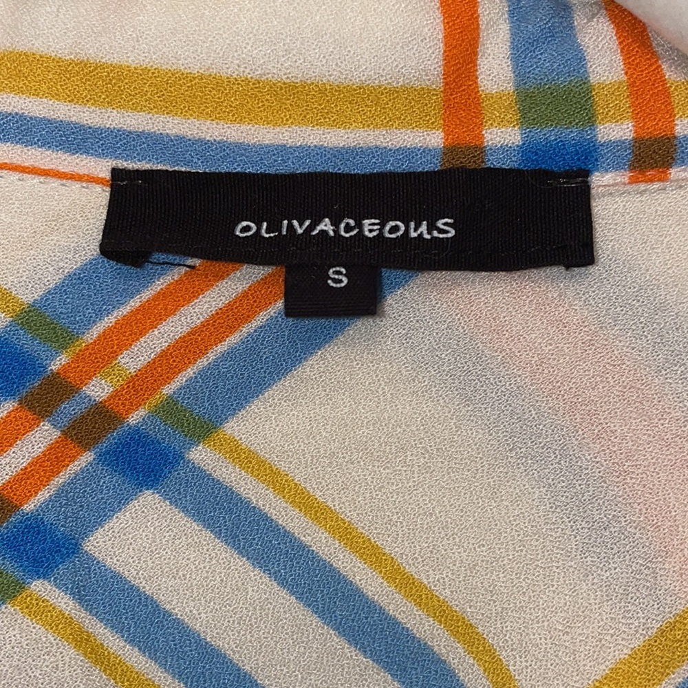 Olivaceous Small Button Down Blouse - image 2